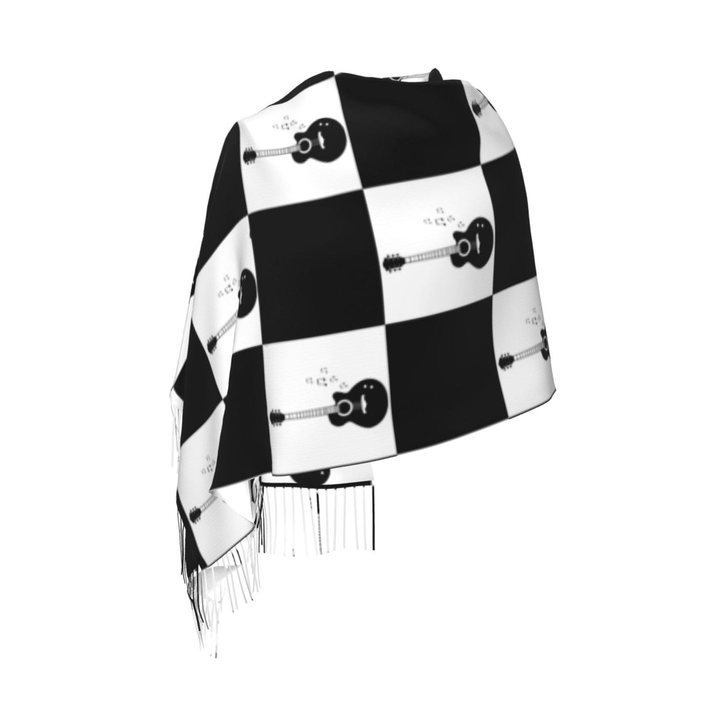 Lightweight Scarves Retro Piano Keys Music Fashion Scarf for Women Warm Soft Winter